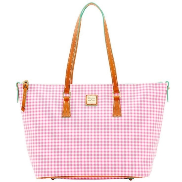 dooney and bourke zip top shopper